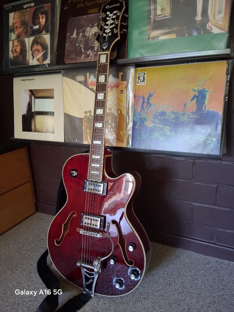 Epiphone Swingster, Muziek en Instrumenten, Ophalen, Zo goed als nieuw, Hollow body, Epiphone