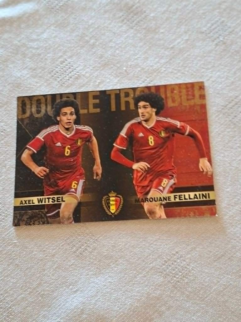Panini / Voetbalkaart / Axel Witsel - Marouane Fellaini, Collections, Enlèvement ou Envoi, Comme neuf, Cartes de joueur