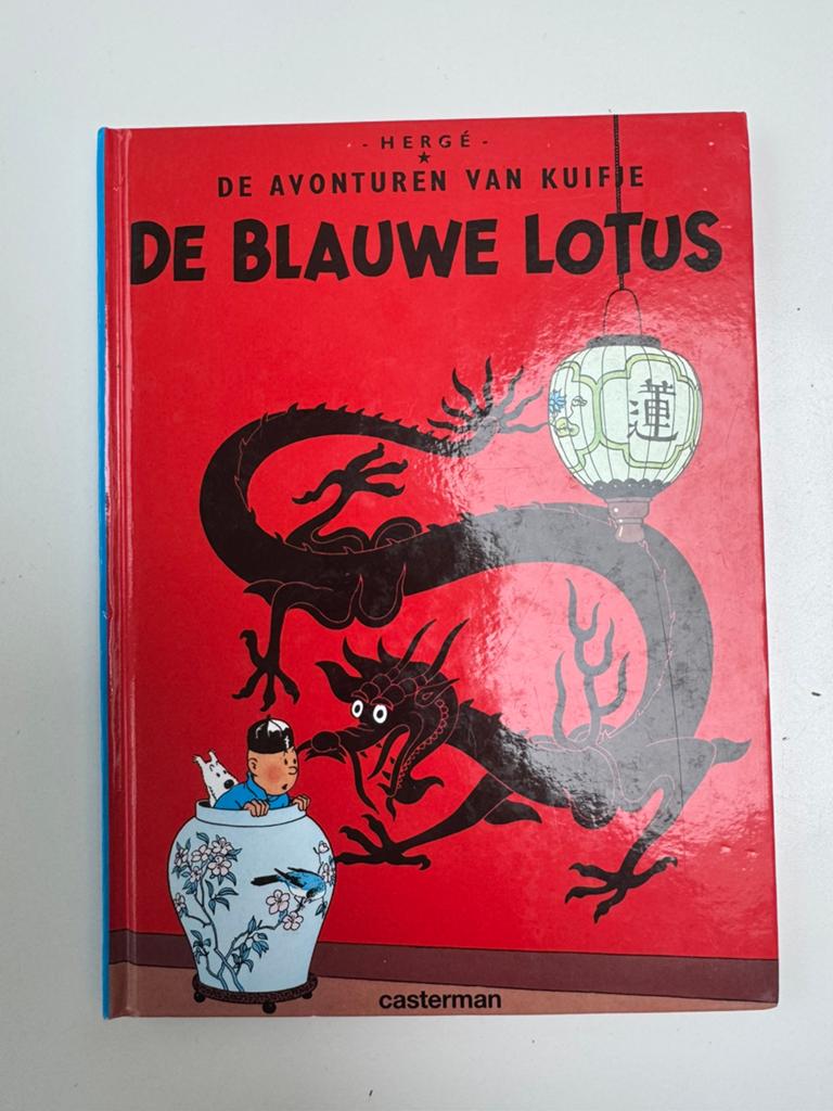 De avonturen van Kuifje - De Blauwe Lotus, Boeken, Stripverhalen, Eén stripboek, Ophalen of Verzenden, Zo goed als nieuw