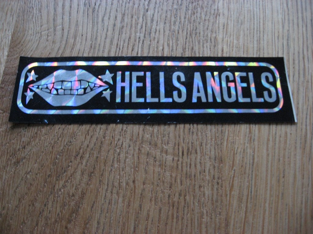 Autocollant Hells Angels 15 x 4 cm, Enlèvement ou Envoi, Neuf, Voiture ou Moto