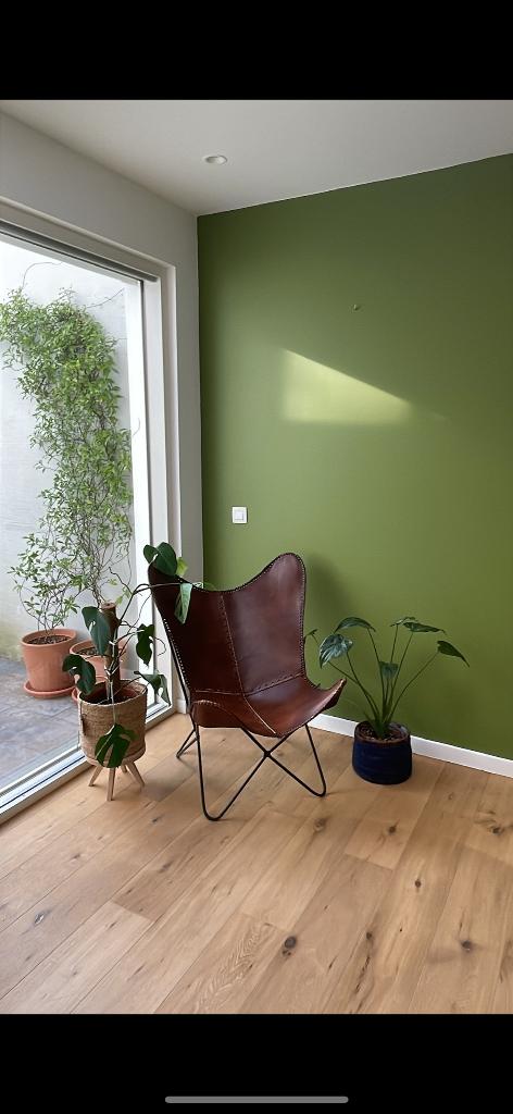 Butterfly chair, Ophalen of Verzenden, Gebruikt, Leer