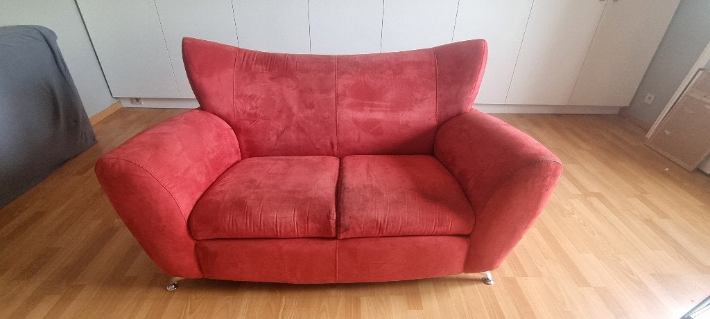 Leuke zitbank gratis !, Ophalen, Gebruikt, Stof, 75 tot 100 cm