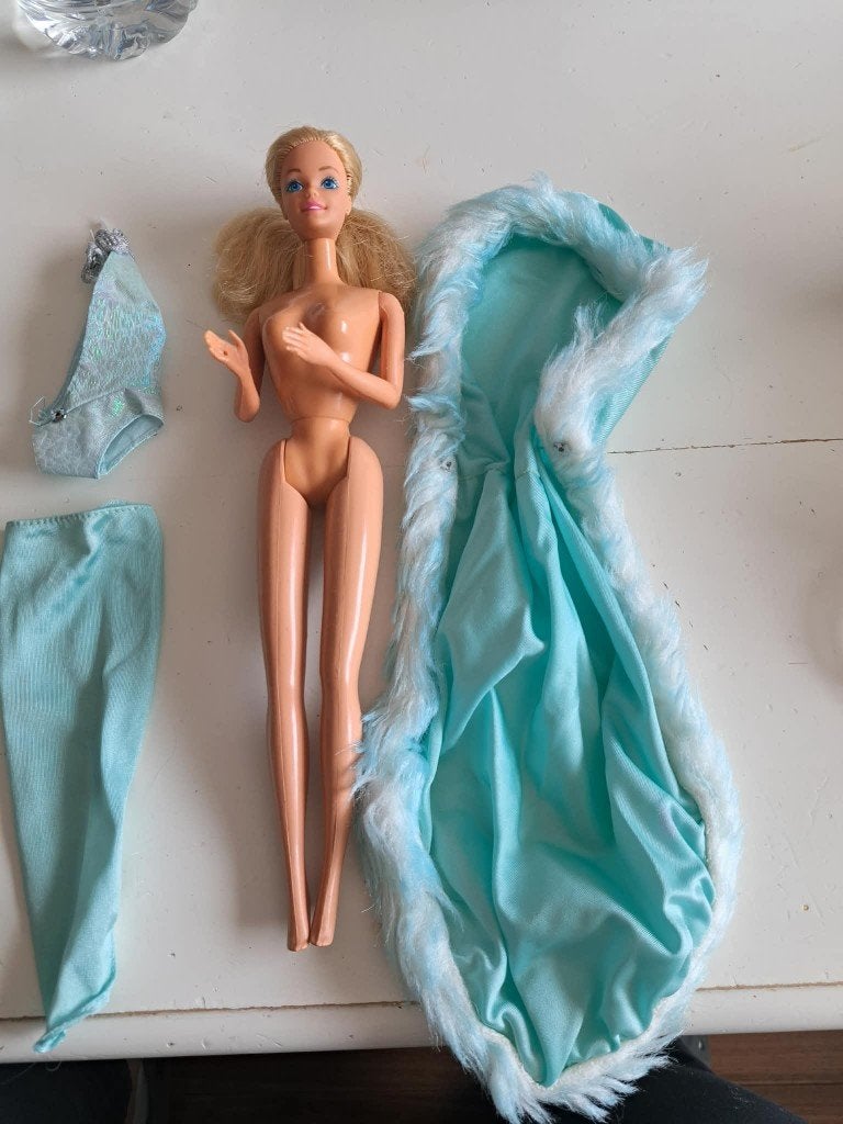 Barbie magic move 1985 Taiwan  vintage mattel, Verzenden, Gebruikt
