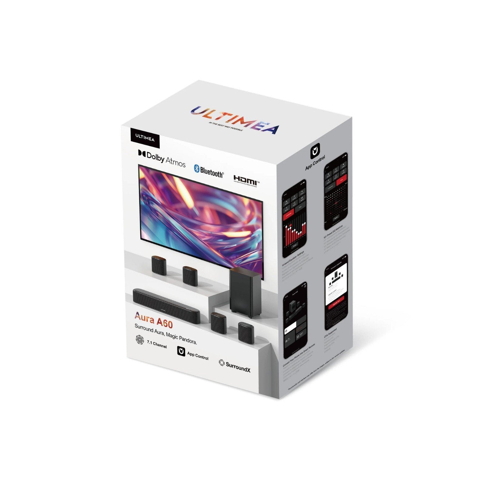 Home cinéma Ultimea Aura A60, TV, Hi-fi & Vidéo, Ensembles home-cinéma, Enlèvement, Barre de son
