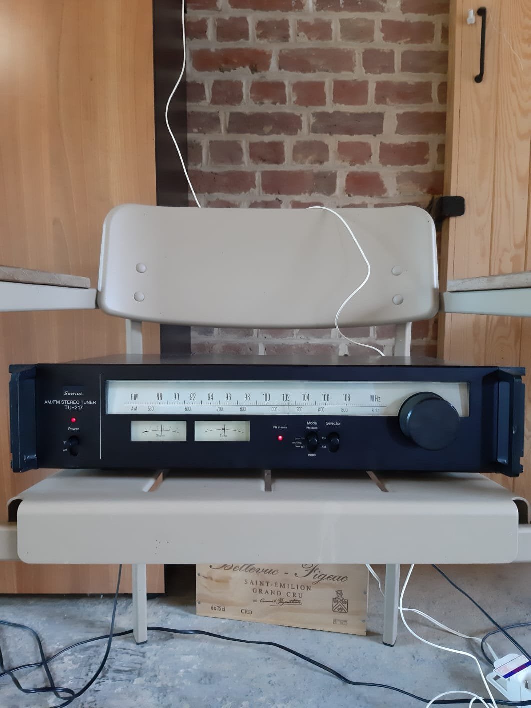 Sansui ; tuner stéréo, TU-217, Enlèvement, Comme neuf