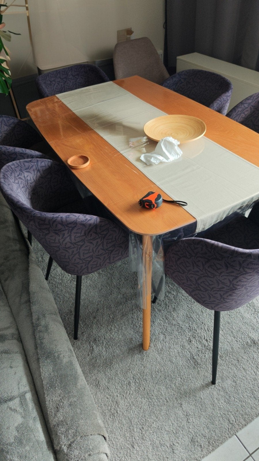 table cuisine + 6 chaises, Ophalen