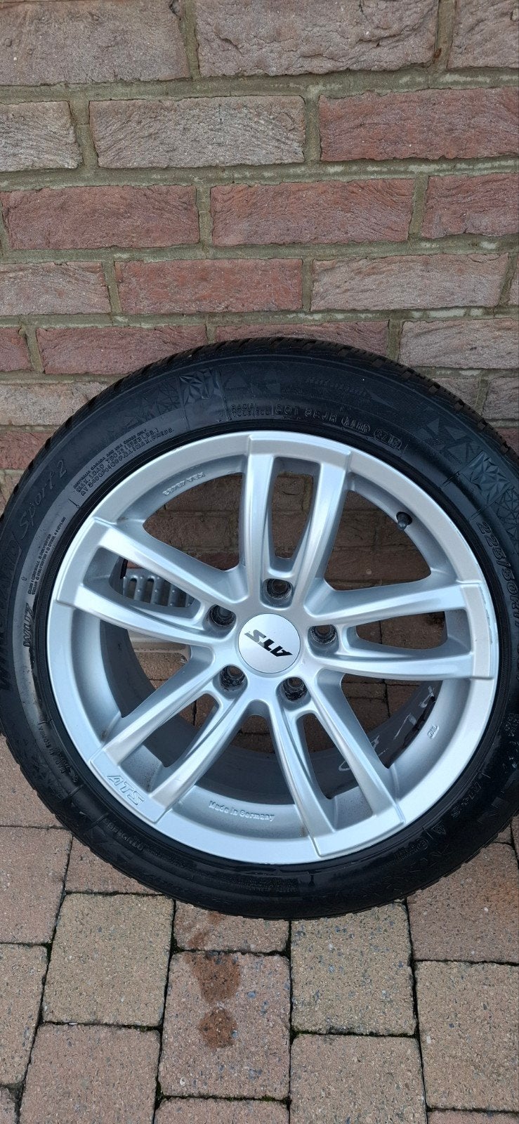 Lot de 4 jantes 17 pouces avec Pneus hiver - BMW X1 E84, Pneus hiver, Enlèvement, Pneu(s), 17 pouces