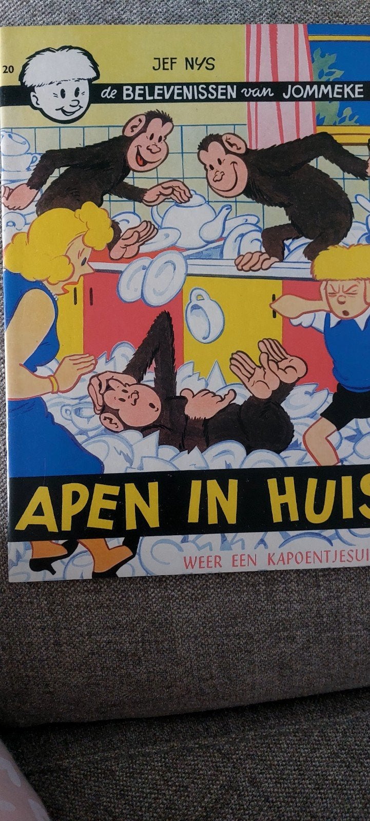 Apen in huis jommeke, Eén stripboek, Ophalen of Verzenden, Zo goed als nieuw
