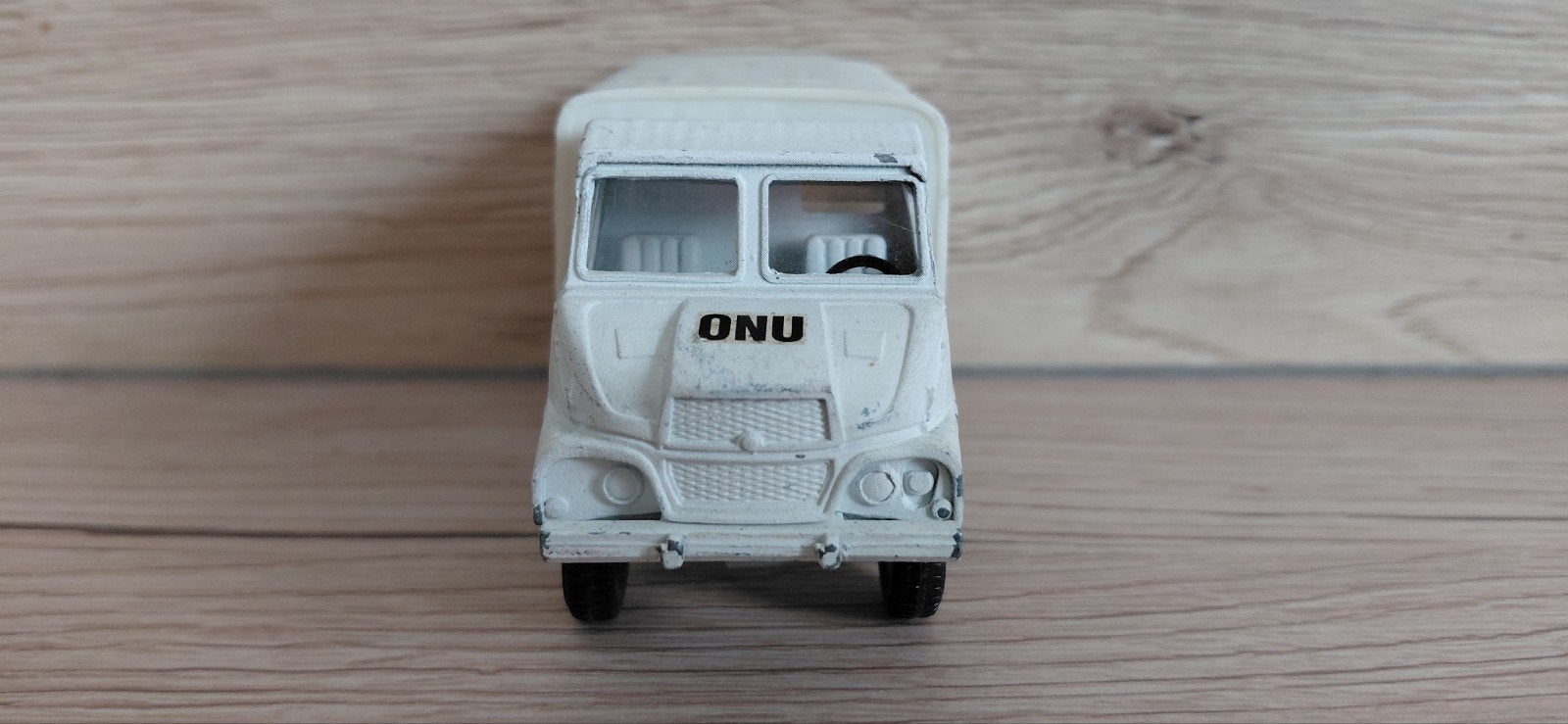 Solido Simca Unic S.U.M.B. 4X4 ONU, Hobby en Vrije tijd, Modelauto's | 1:50, Ophalen of Verzenden, Gebruikt, Bus of Vrachtwagen