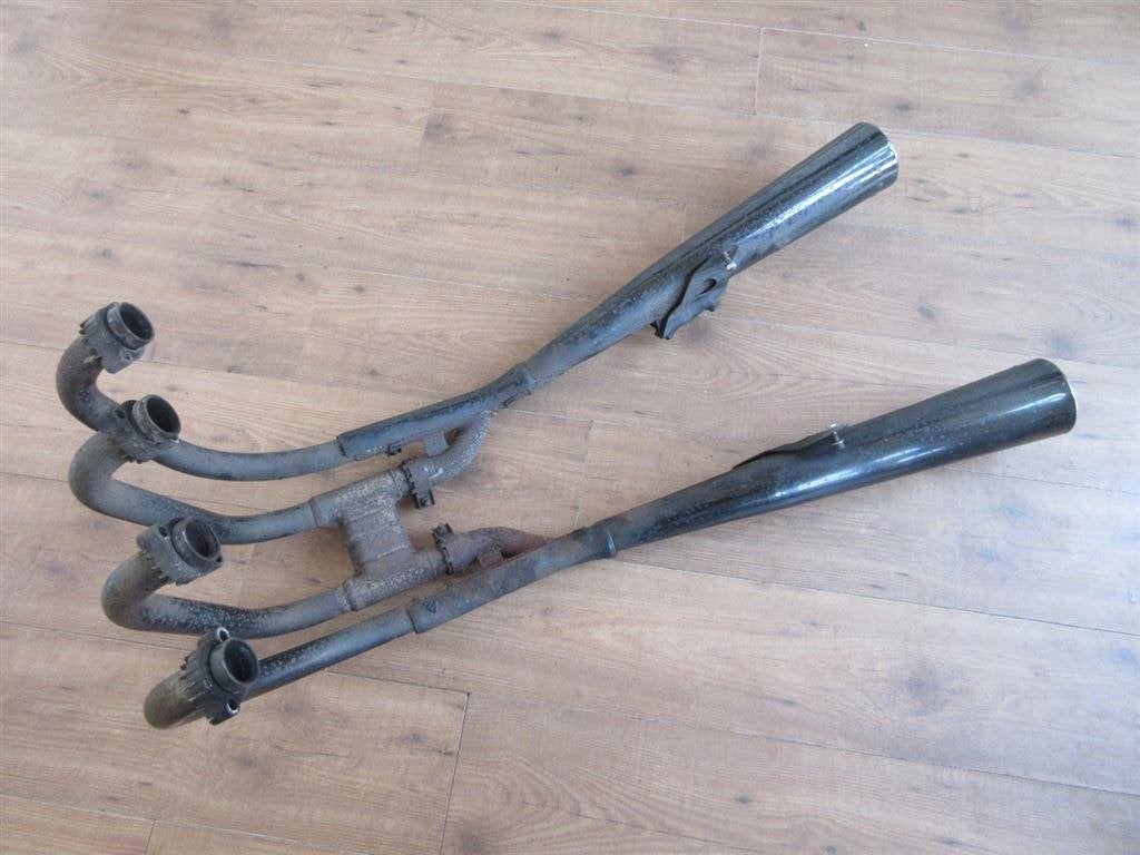 Suzuki GSX750ES uitlaat compleet GSX750EF uitlaten exhaust, Motos, Enlèvement ou Envoi, Utilisé