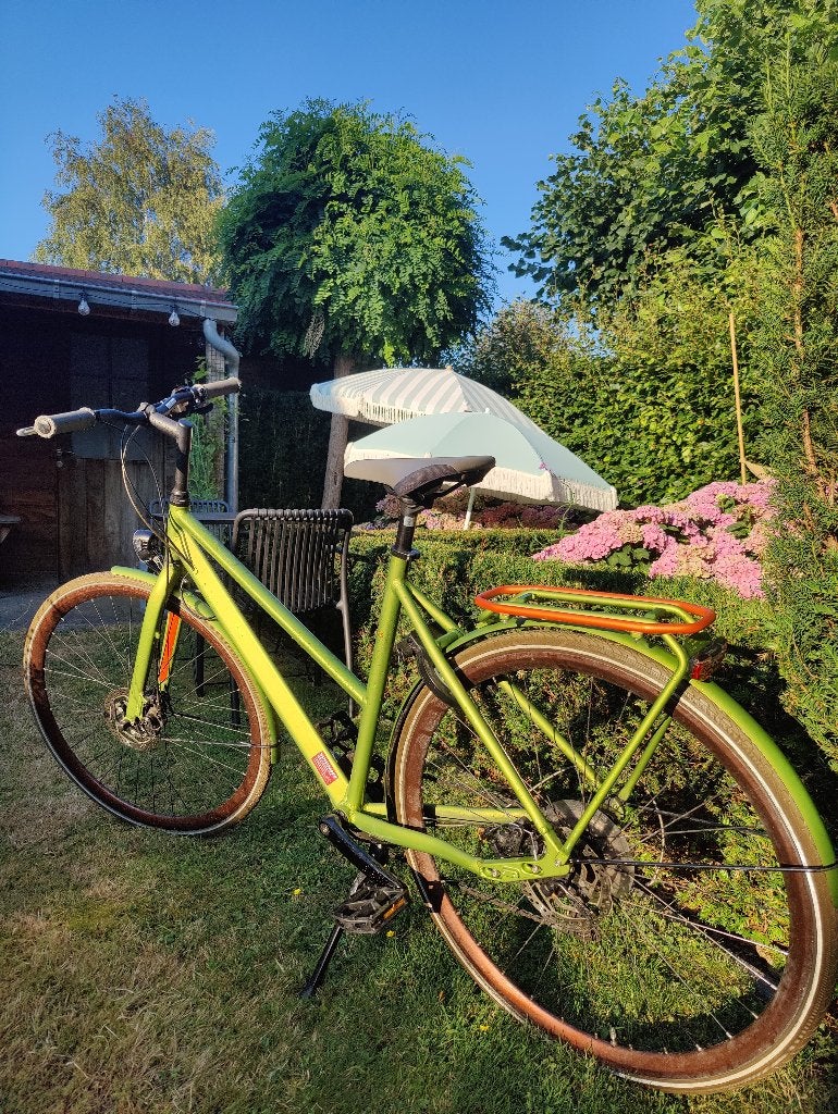 Sportieve groene damesfiets (Frappé), Autres marques, Vitesses, 53 à 56 cm, Enlèvement