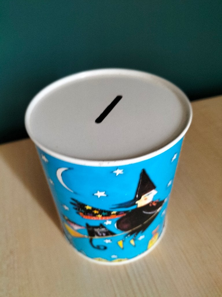 Spaarpotje  "heks"  NIEUW, Verzamelen, Ophalen