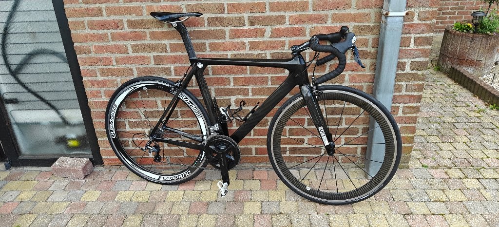 Racefiets, Fietsen en Brommers, Fietsen | Racefietsen, Gebruikt, Heren, 10 tot 15 versnellingen, 28 inch, Velgrem, Ophalen