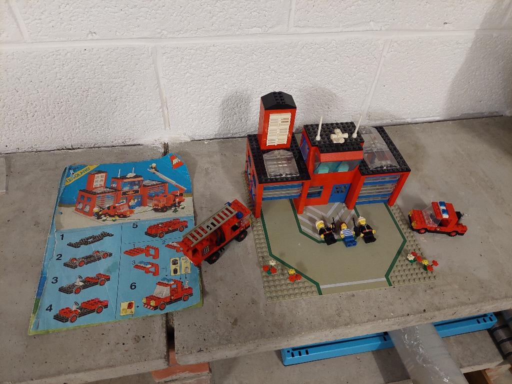 Lego 6385 brandweerkazerne, Ophalen of Verzenden, Gebruikt, Complete set, Lego