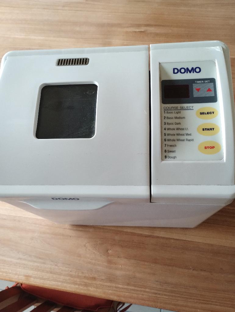 Broodbakmachine, Gebruikt, 400 tot 800 gram deeg, Kijkvenster, Ophalen