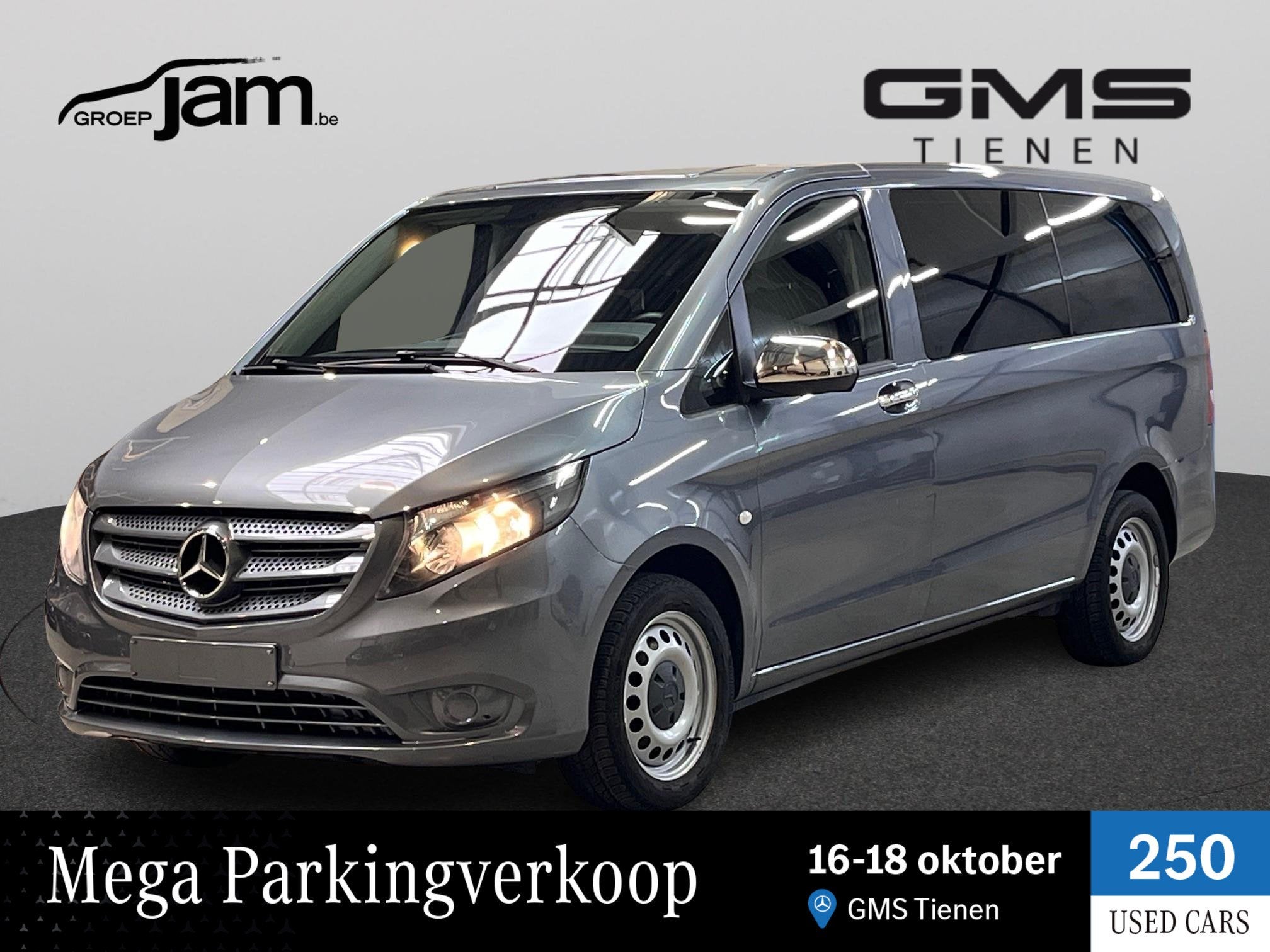 Mercedes-Benz Vito 114 CDI mixto automaat, Auto's, 4 deurs, Zwart, 4 cilinders, 2500 kg