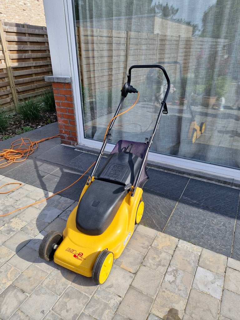 elektrische grasmachine, Tuin en Terras, Grasmaaiers, Ophalen, Gebruikt, Elektrische grasmaaier, Opvangzak
