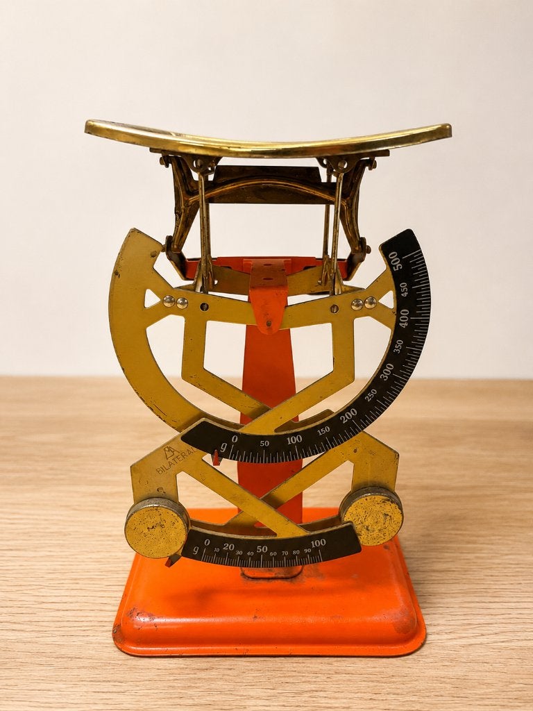 Ancienne balance pèse-lettres BILATERAL vintage, Antiquités & Art, Enlèvement ou Envoi