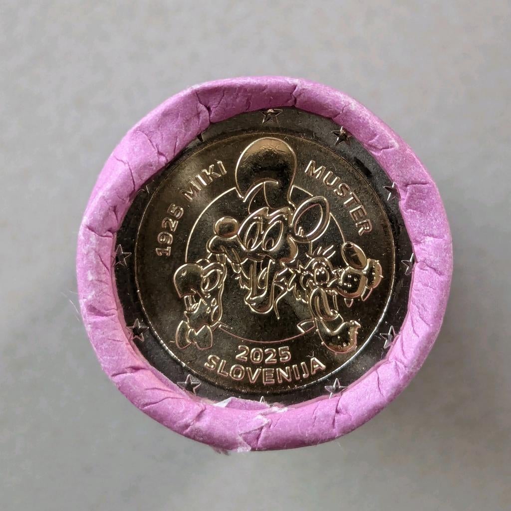 2 euro Slovenië 2025 Miki Muster UNC, Timbres & Monnaies, Monnaies | Europe | Monnaies euro, 2 euros, Slovénie, Enlèvement ou Envoi