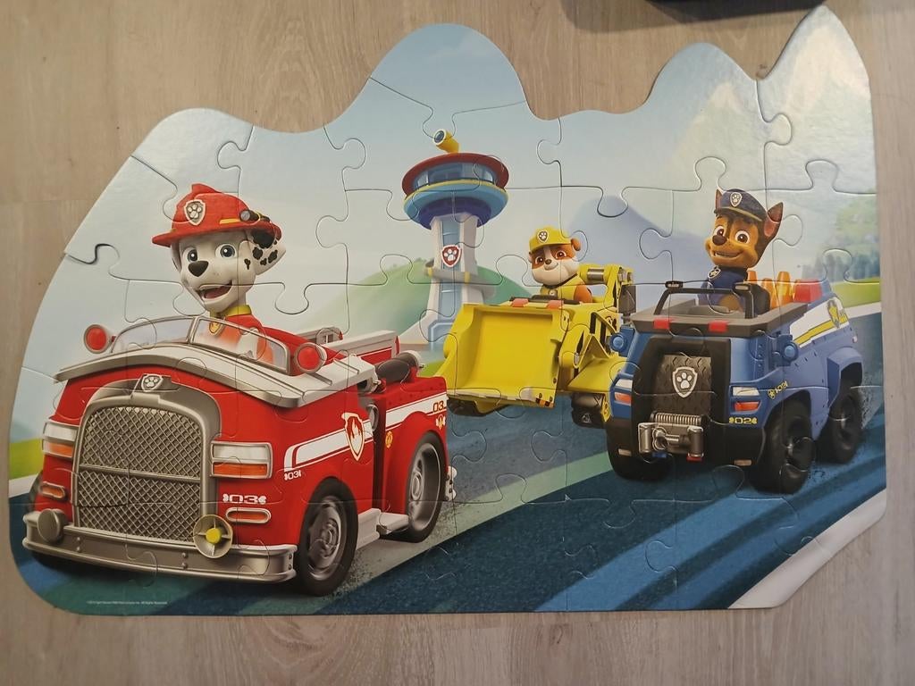 Puzzel paw patrol, Enlèvement ou Envoi, 10 à 50 pièces, Comme neuf, 4 à 6 ans