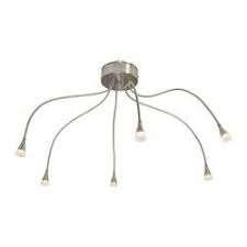 Ikea Tived Chrome Vintage Plafondlamp, Ophalen of Verzenden, Gebruikt, Metaal, Postmodern, Scandinavisch