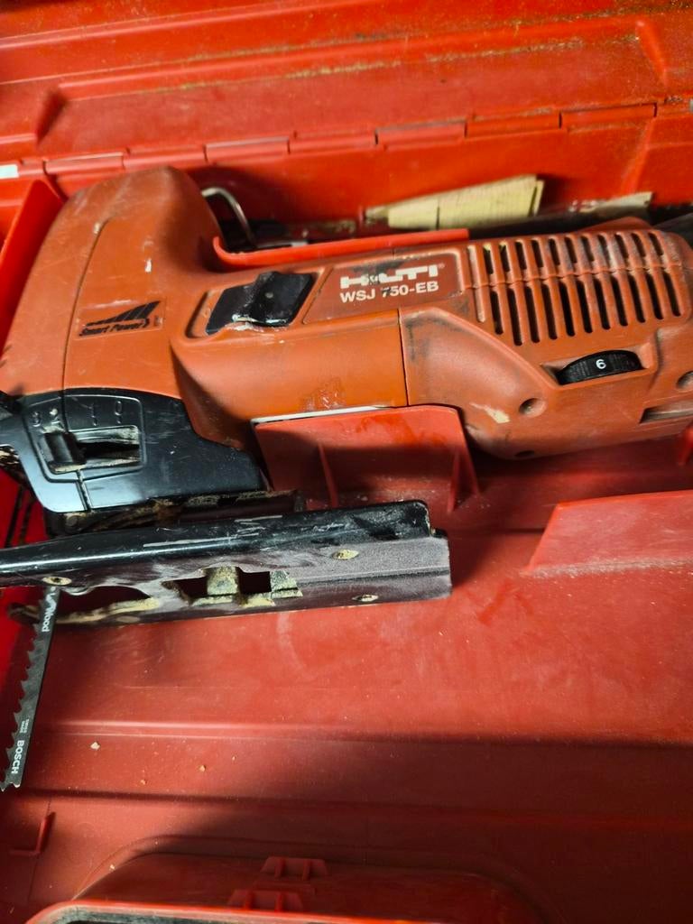 Hilti scie, Utilisé