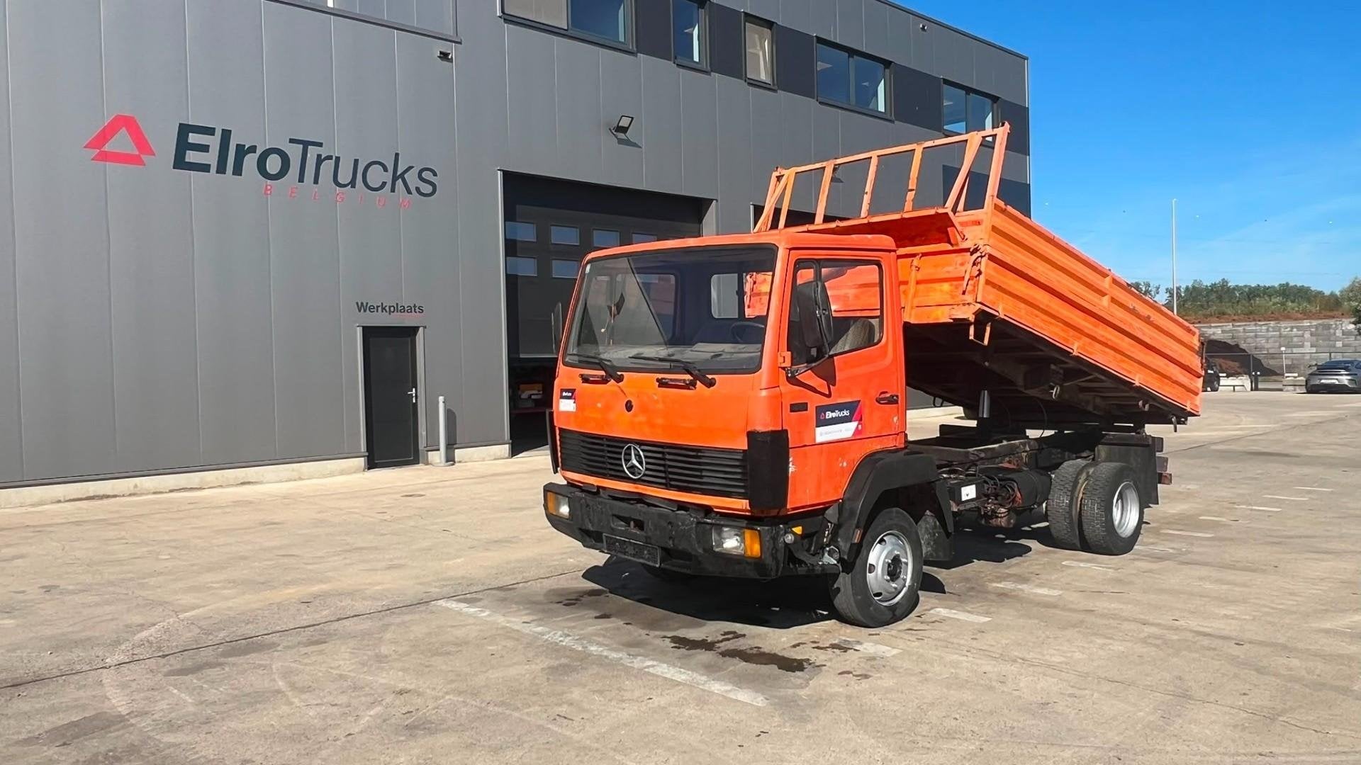 Mercedes-Benz 814 (3 WAY TIPPER / POMPE MANUELLE / LAMES / M, Euro 2, Achat, Entreprise, Boîte manuelle