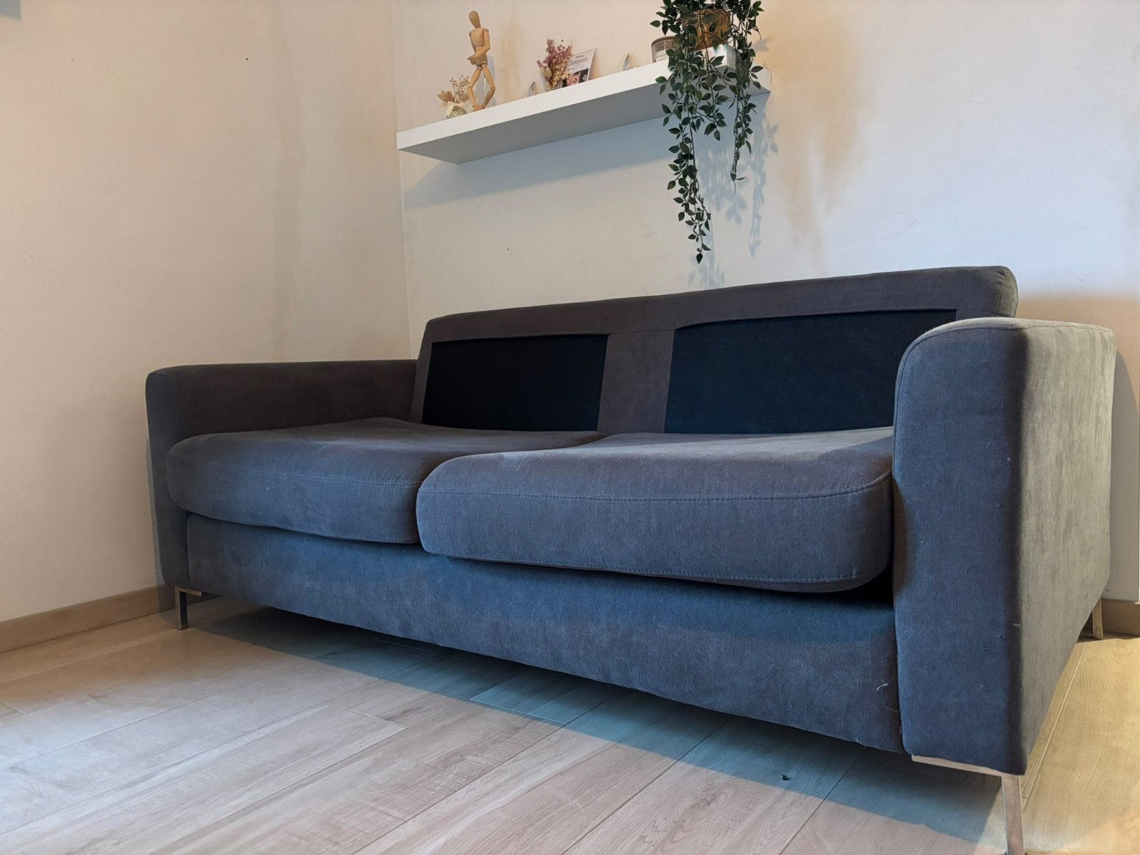 SleepWorld zetelbed, Ophalen, Tweepersoons, 190 cm of minder, Zo goed als nieuw
