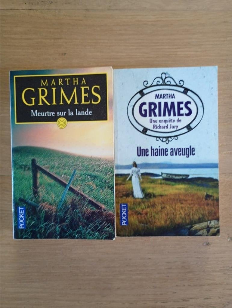 Lot 2 Martha Grimes poche, Livres, Policiers, Enlèvement ou Envoi, Utilisé, Martha Grimes