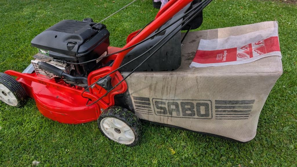 Tondeuse Sabo 54 vario, Tuin en Terras, Grasmaaiers, Gebruikt, Benzine-grasmaaier, 50 cm of meer, Opvangbak, Versnellingen, Ophalen
