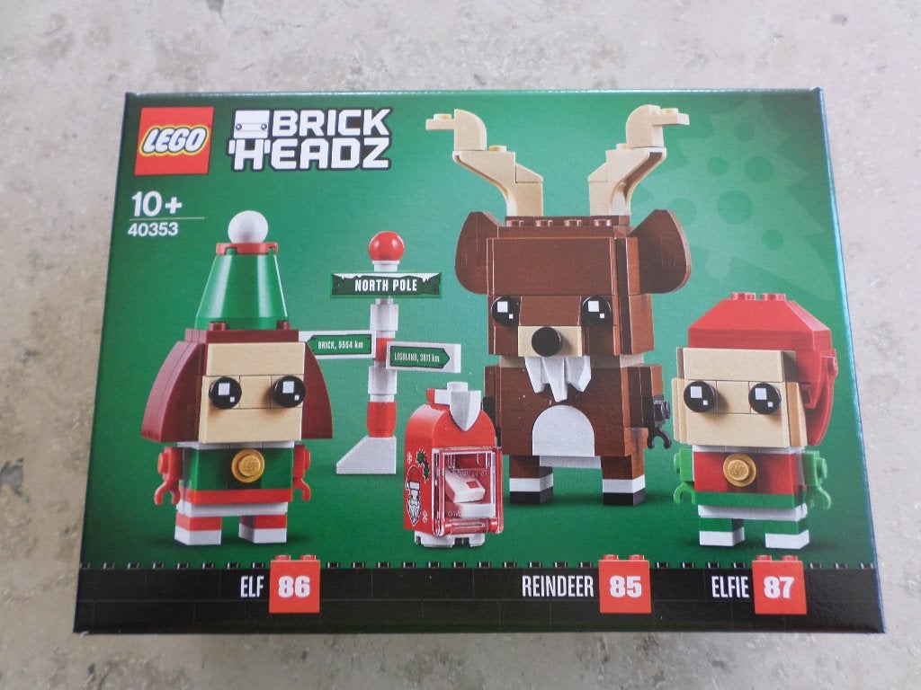 Lego BrickHeadz 40353 Reindeer, Elf and Elfie, BrickHeadz, Lego, Nieuw, Ophalen of Verzenden