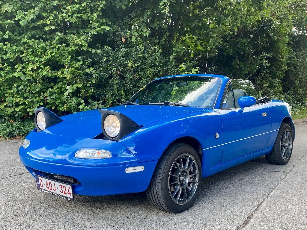 Mazda MX-5 NA 1.6 1992, Autos, Euro 2, Achat, Boîte manuelle, Noir