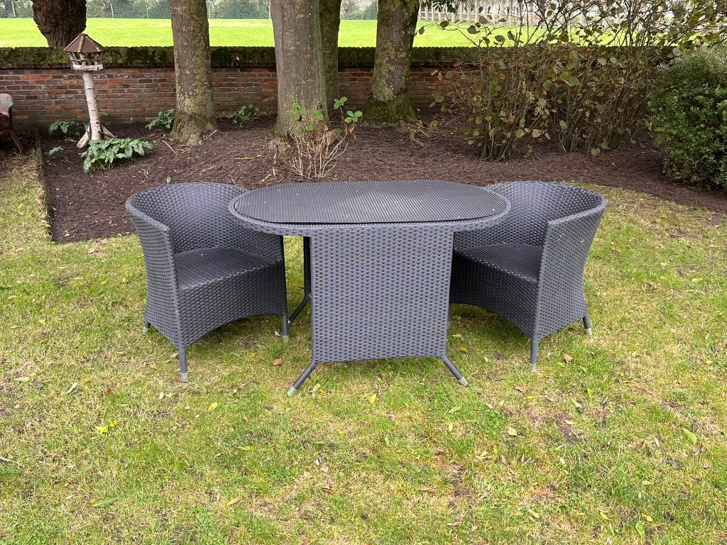 ensemble de terrasse, Jardin & Terrasse, Enlèvement, Comme neuf, 2 places