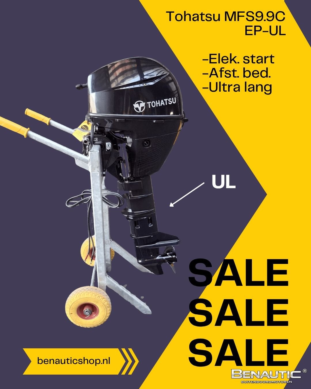 Direct leverbaar! Nieuwe Tohatsu MFS9.9C EP-UL 9.9pk Ultrala, Watersport en Boten, -, Nieuw, -, -