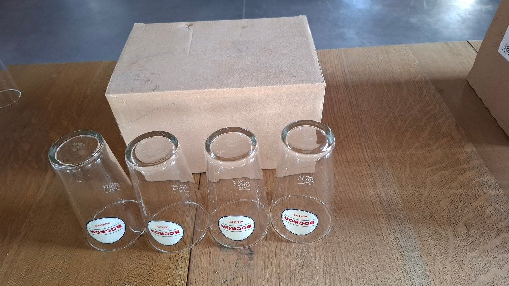 Bockor glazen, Verzamelen, Ophalen