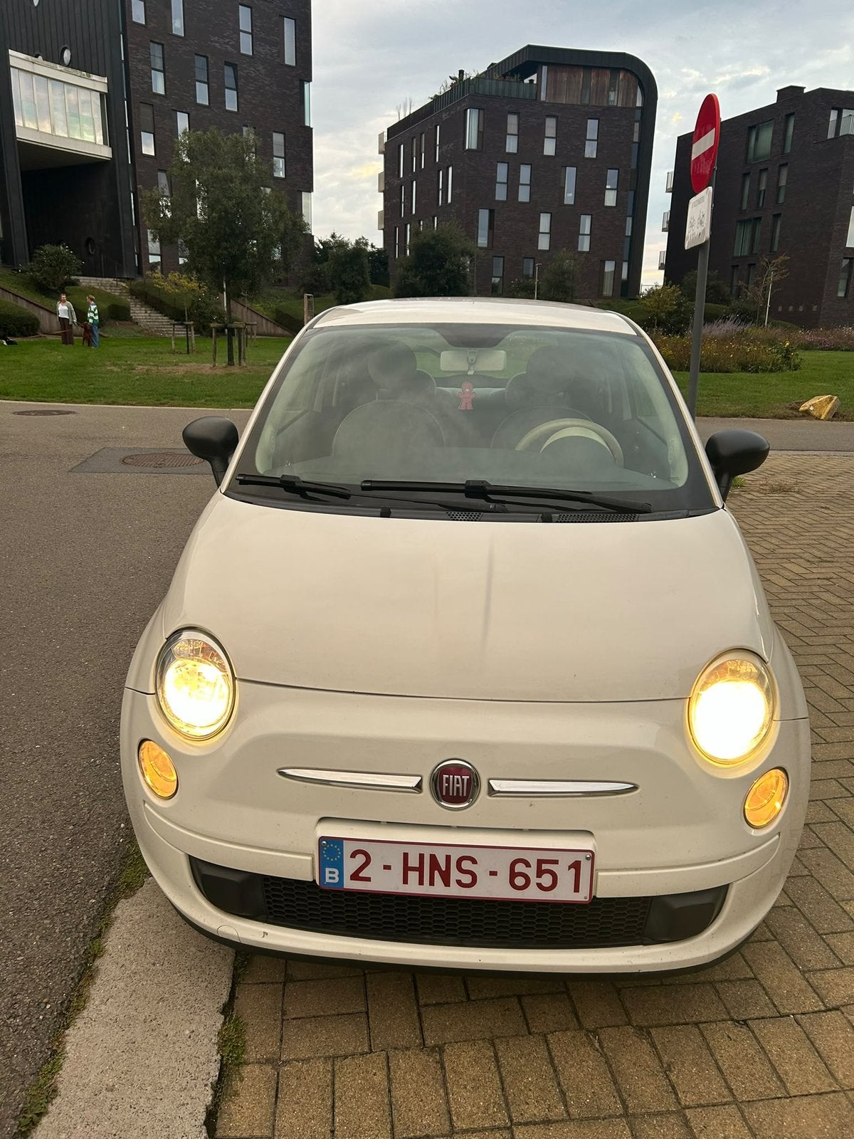 Fiat 500 goede staat te koop, Auto's, Euro 5, Wit, Particulier, 3 deurs
