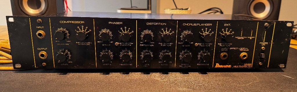 Ibanez UE400 vintage multieffect, Ophalen of Verzenden, Gebruikt, Delay of Echo