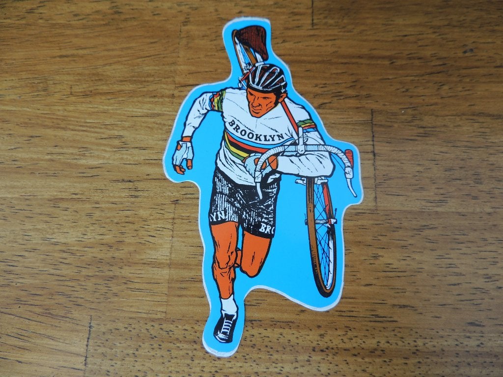 Wielrenner Cyclocross Worldchampion Sticker, Verzamelen, Verzenden, Zo goed als nieuw, Sport