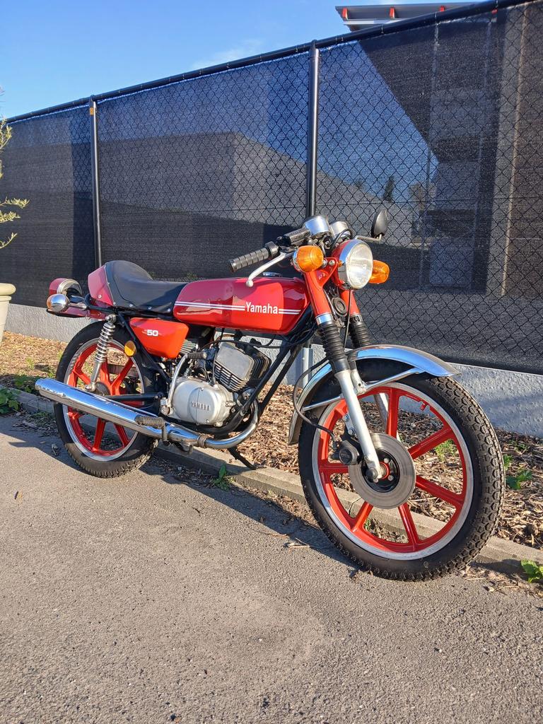 Yamaha RD 50, Fietsen en Brommers, Brommers | Oldtimers, Yamaha, Klasse B (45 km/u), Ophalen