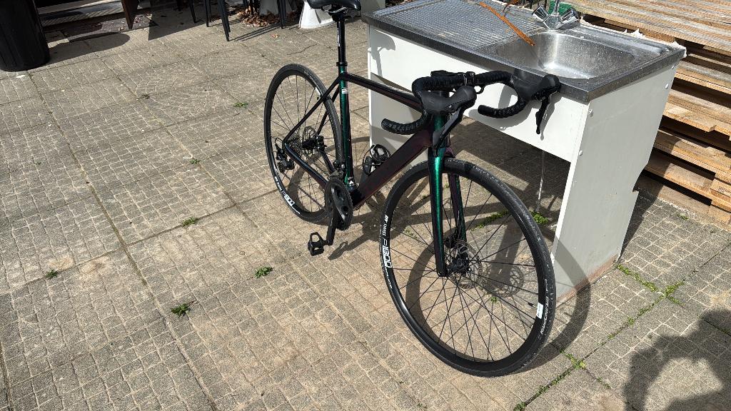 Koersfiets, Fietsen en Brommers, Fietsen | Racefietsen, Carbon, Zo goed als nieuw, Schijfrem, Ophalen