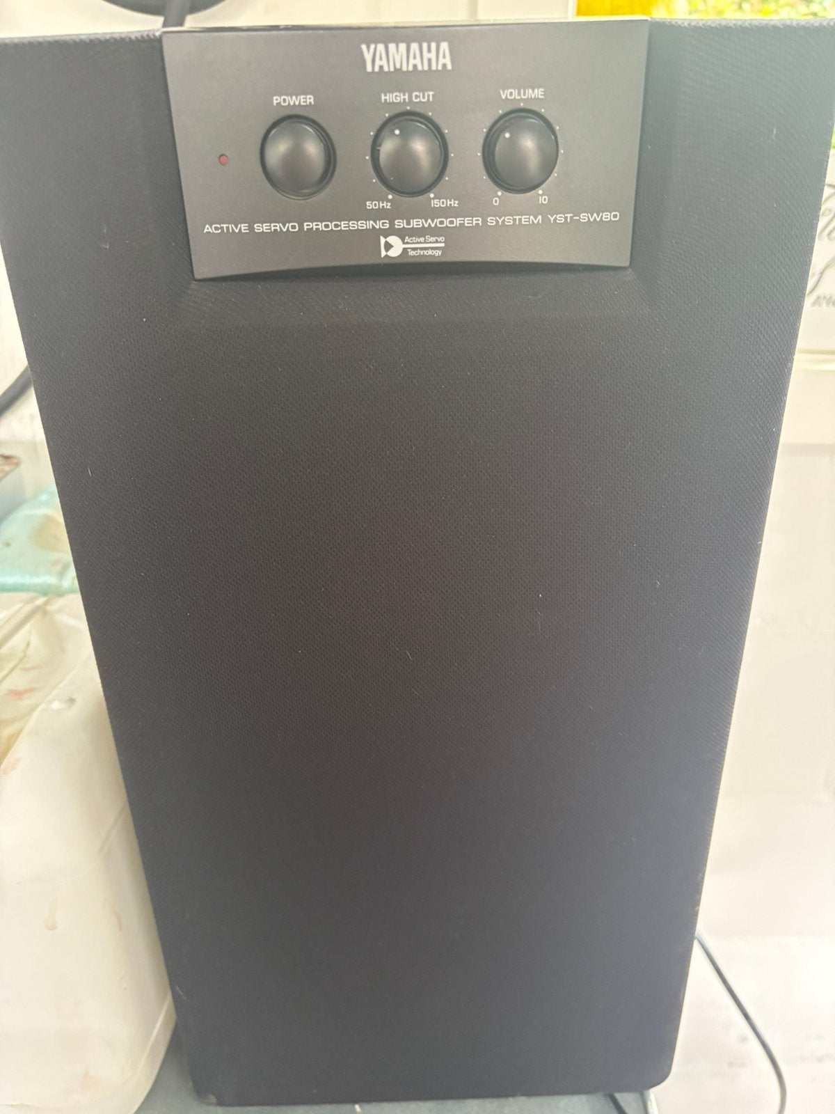 Subwoofer Yamaha, Audio, Tv en Foto, Luidsprekerboxen, Ophalen, Zo goed als nieuw, Subwoofer, Yamaha