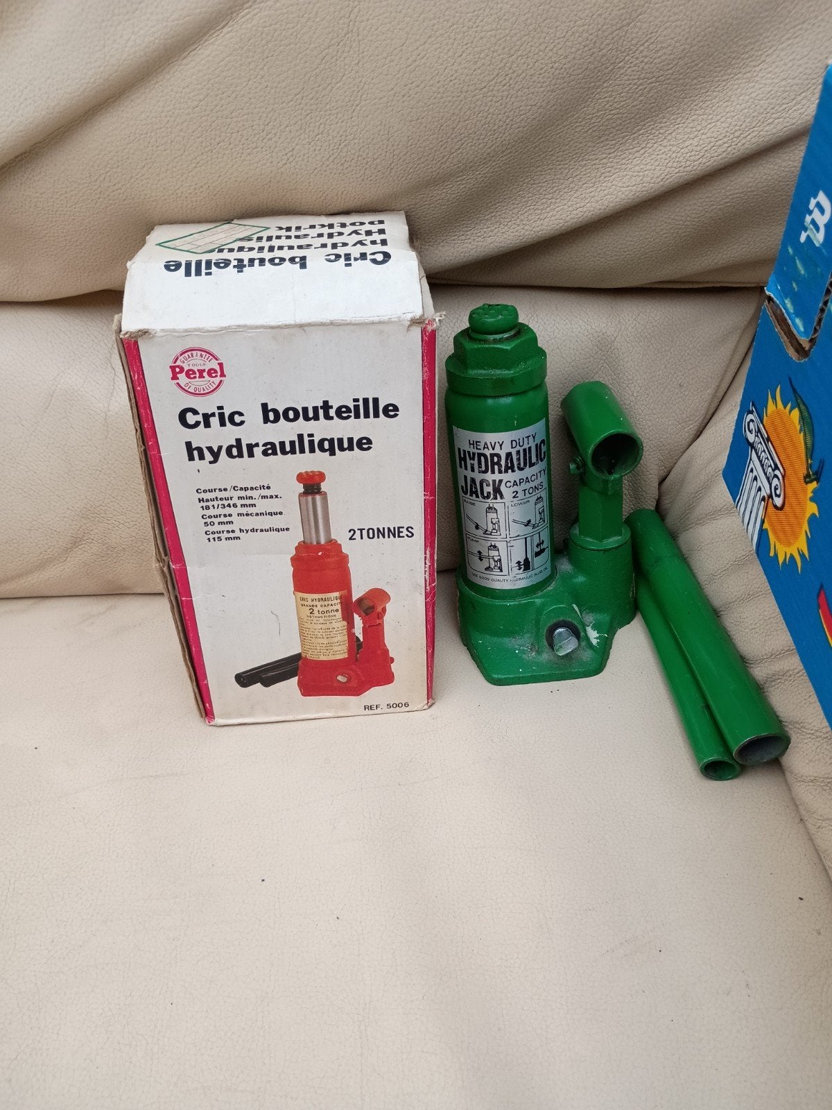 hydraulische cric, Enlèvement