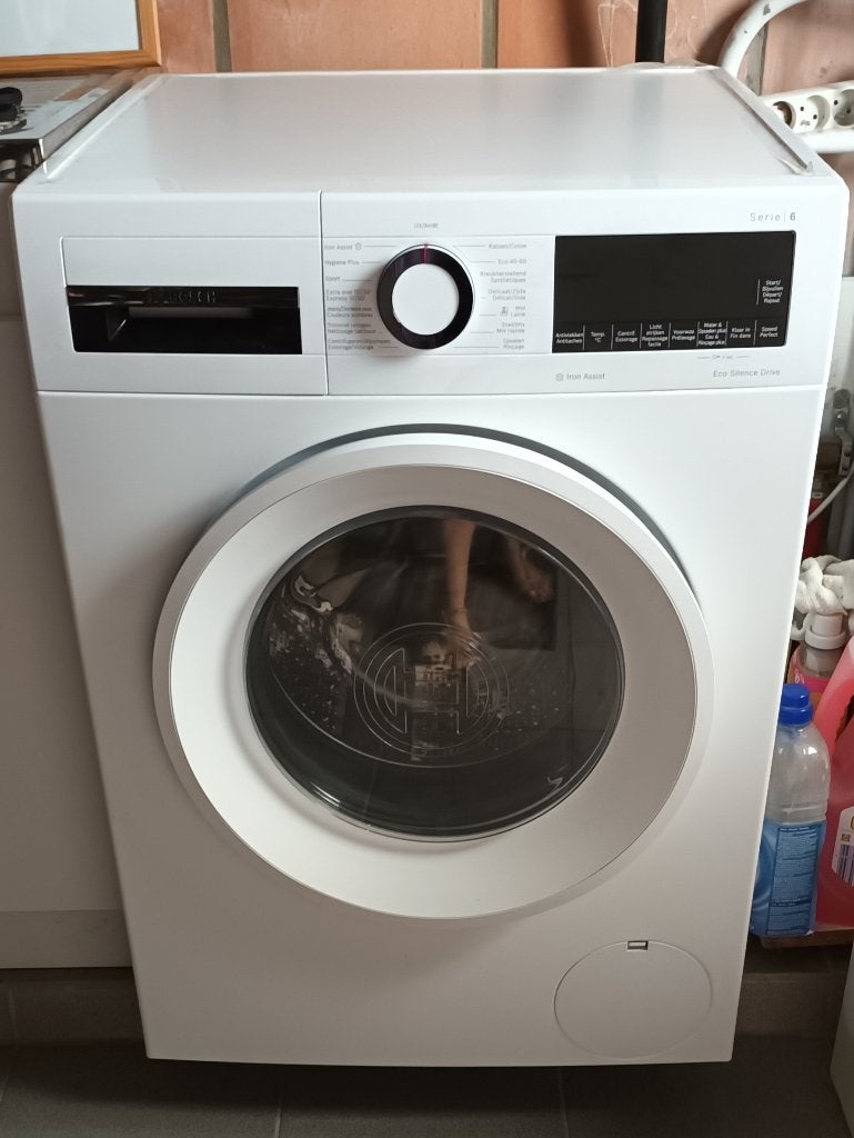 Wasmachine Bosch 9kg, Elektronische apparatuur, Wasmachines, Ophalen, 1200 tot 1600 toeren, Gebruikt, 8 tot 10 kg