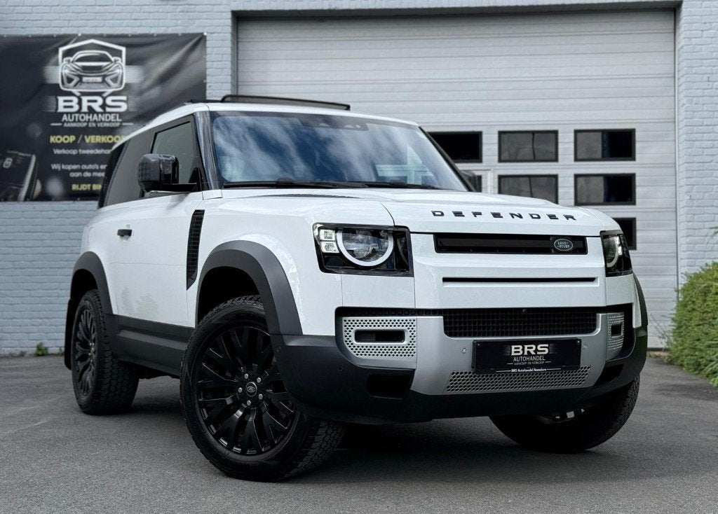 Land Rover |  Defender | 90 D250 3.0D | Pano | 360 Camera, Auto's, Automaat, 4 deurs, Wit, Diesel