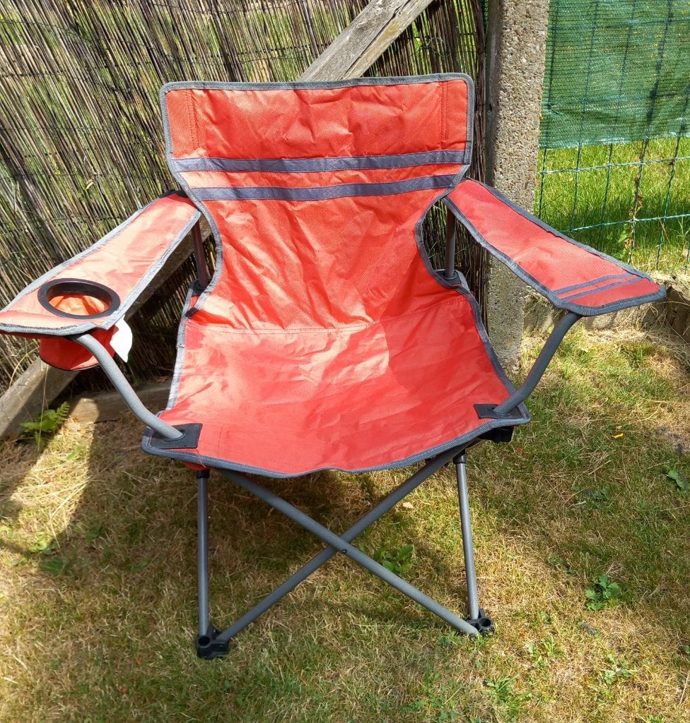 Chaise de camping, Caravans en Kamperen, Kampeermeubelen, Ophalen, Zo goed als nieuw, Campingstoel