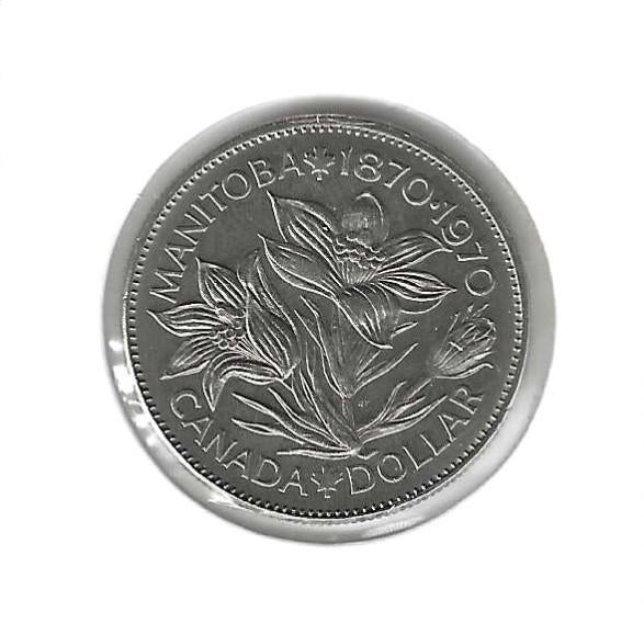 Canada, 1 Dollar 1970, Manitoba., Enlèvement ou Envoi, Amérique du Nord, Monnaie en vrac