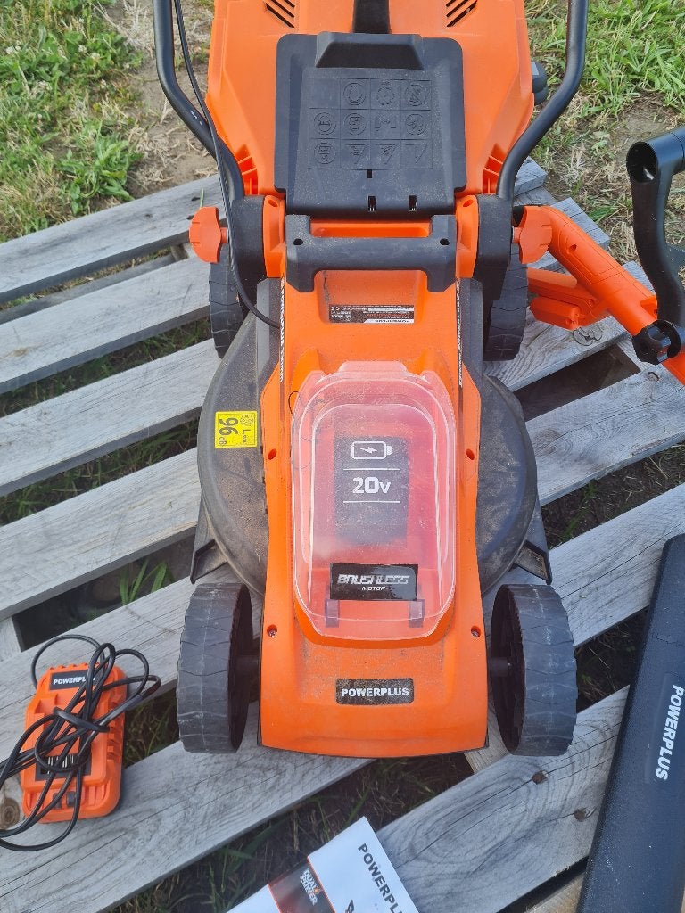 Powerplus Dual Power tuinset, Tuin en Terras, Ophalen, Elektrische grasmaaier, Elektrische starter, Powerplus