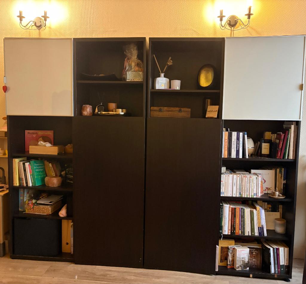 IKEA Besta plankvitrine, opbergkast, Huis en Inrichting, Ophalen, Gebruikt