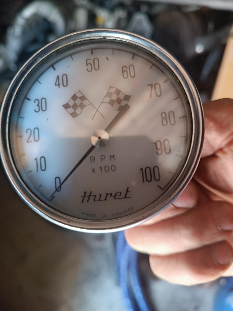 Compte-tours de cyclomoteur Flandria, Fietsen en Brommers, Brommeronderdelen | Oldtimers, Ophalen, Gebruikt, Overige typen, Overige merken