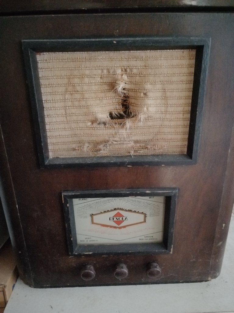 Radio Rexola +/-1935 te restaureren, Audio, Tv en Foto, Ophalen, Niet werkend, Radio